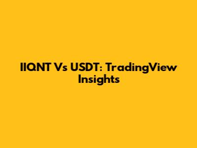 IIQNT Vs USDT: TradingView Insights