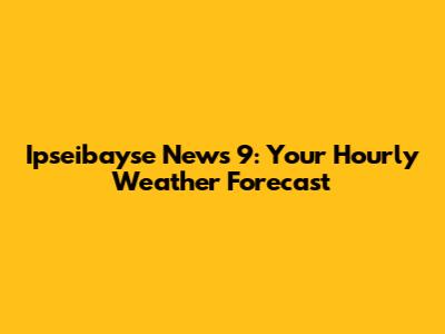 Ipseibayse News 9: Your Hourly Weather Forecast