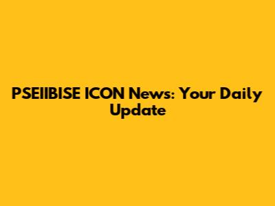 PSEIIBISE ICON News: Your Daily Update