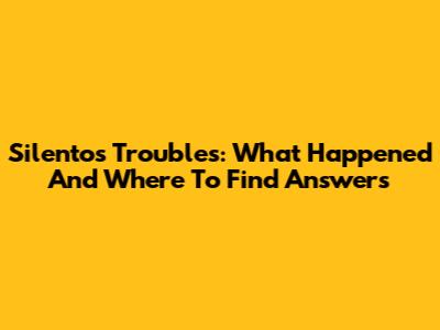 Silento's Troubles: What Happened And Where To Find Answers
